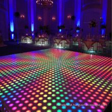 Pista de dança colorida LED